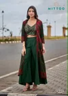 Zubeda Vol 2 By Mittoo Roman Silk Printed Indo Western Collection 